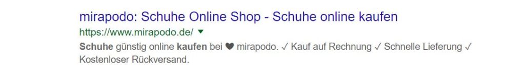 Meta Beschreibung Sonderzeichen