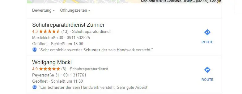 Google My Business Ranking