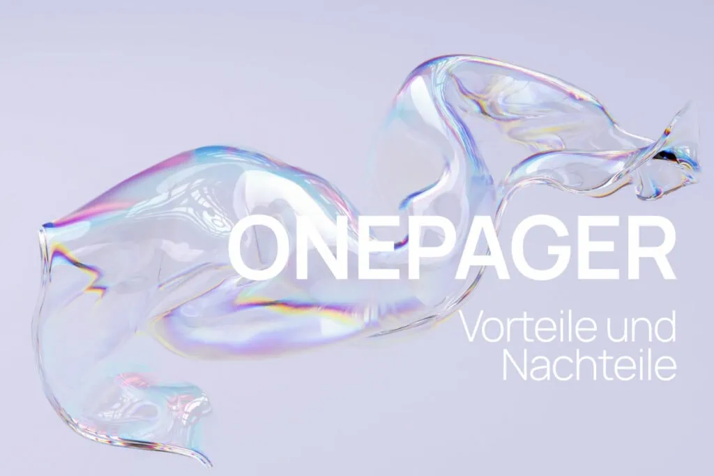 Onepager oder Websites mit mehreren Seiten