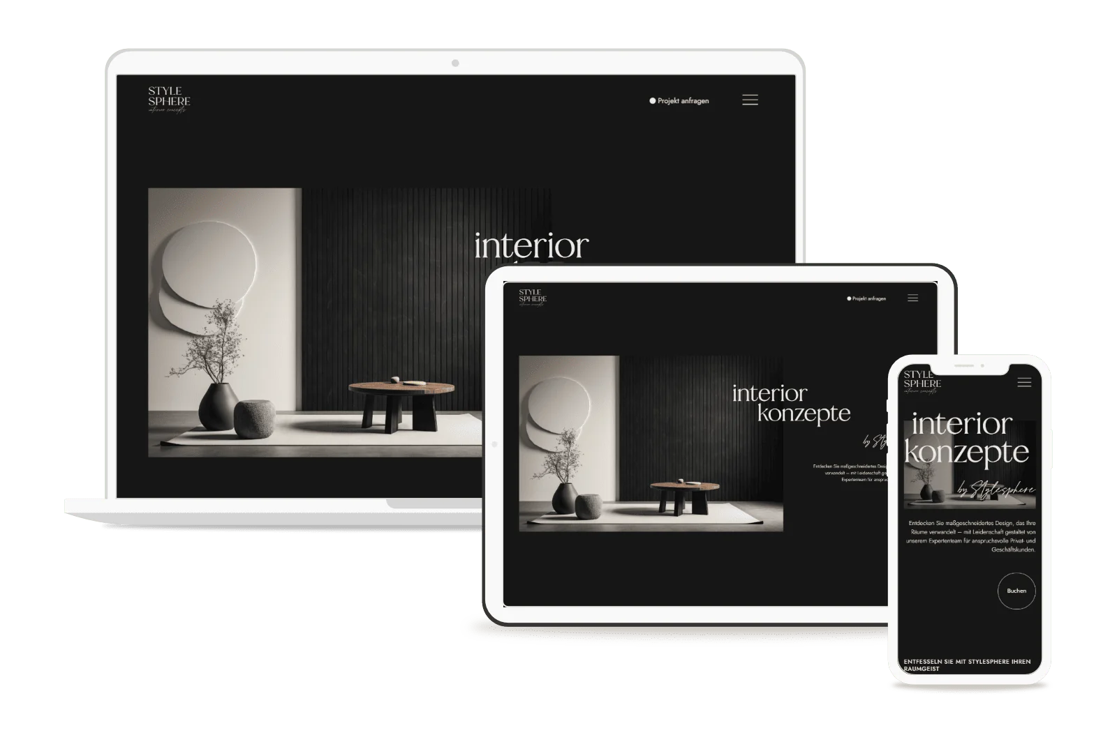 Interior Design Website Responsive