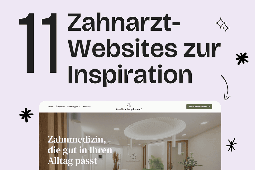 Zahnarzt Websites zur Inspiration