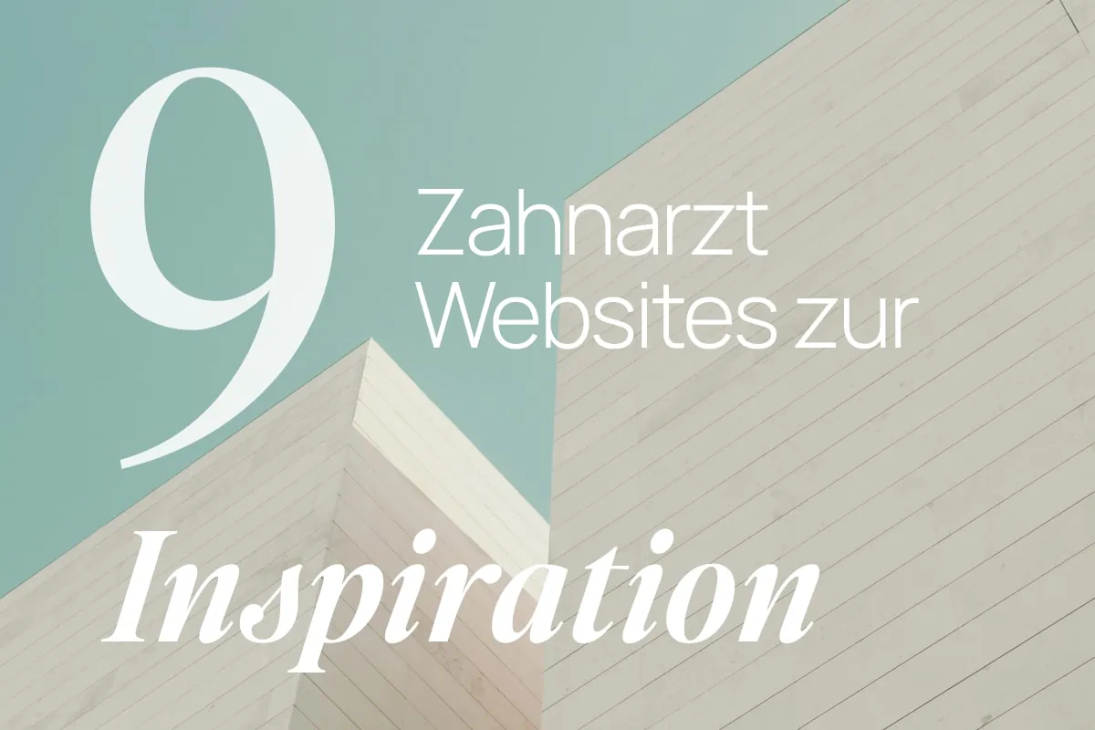 Zahnarzt Websites zur Inspiration