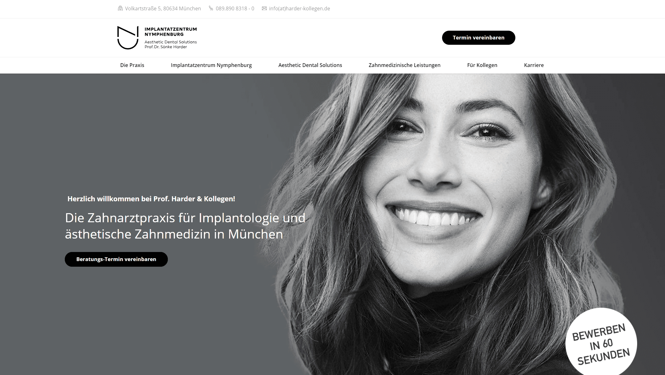 Website Inspiration für Zahnärzte