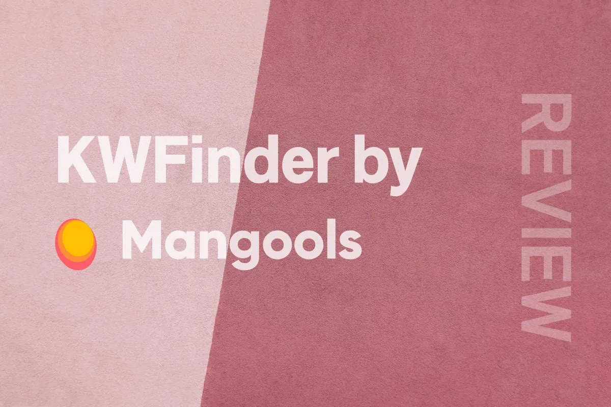 KWFinder Mangools Keyword Recherche Tool
