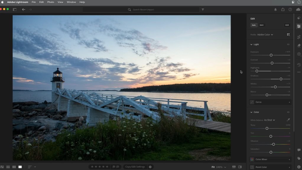 Lightroom Anpassungen