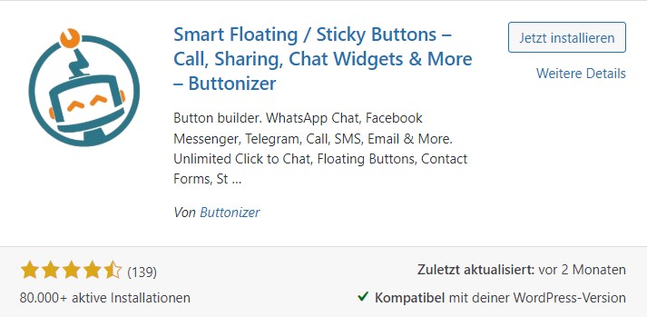 Buttonizer Plugin