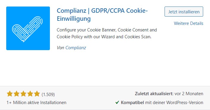 Complianz WordPress Plugins