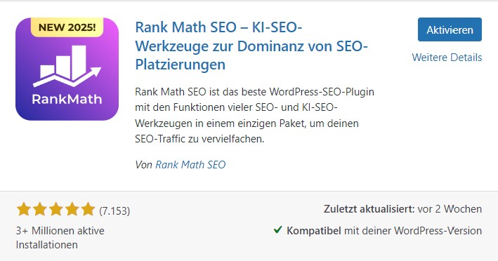 RankMath WordPress Plugin