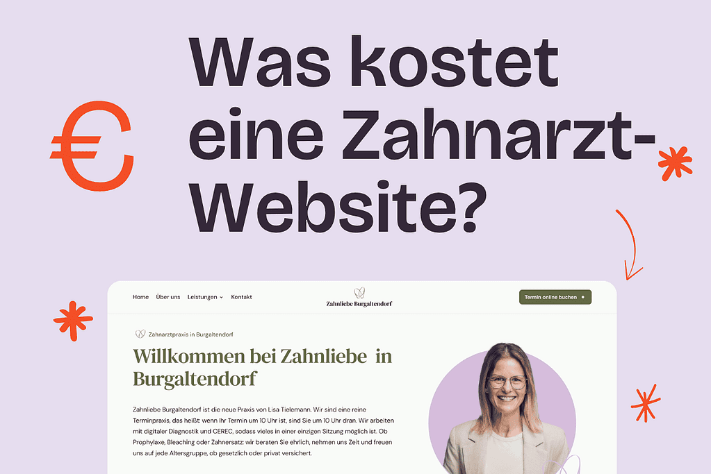 Was kostet eine Zahnarzt Website