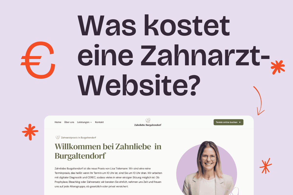 Was kostet eine Zahnarzt Website Was kostet eine Zahnarzt Website