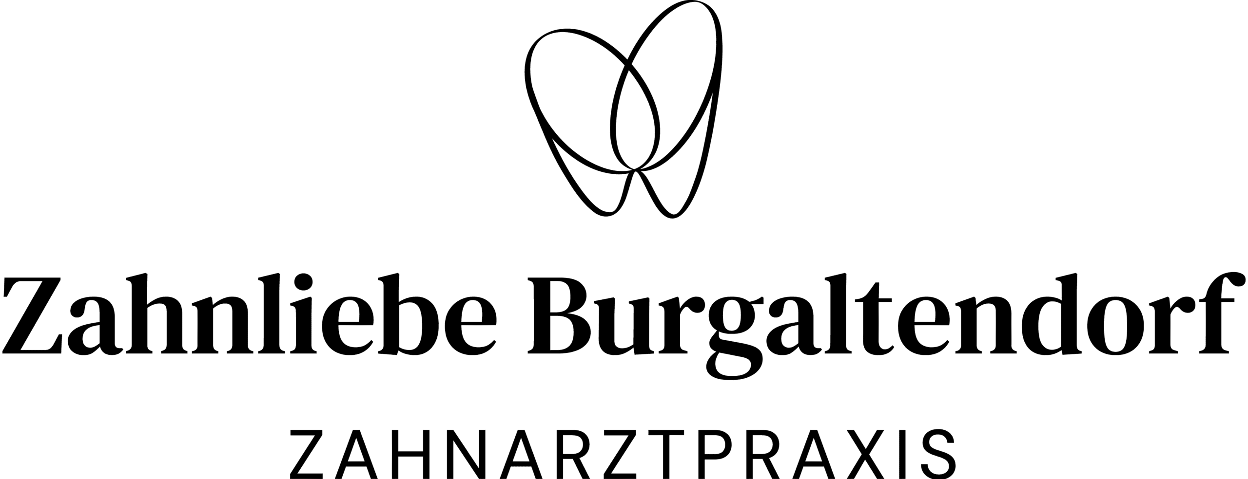 Zahnliebe Burgaltendorf Logo Digital Primaer mit Subline Schwarz