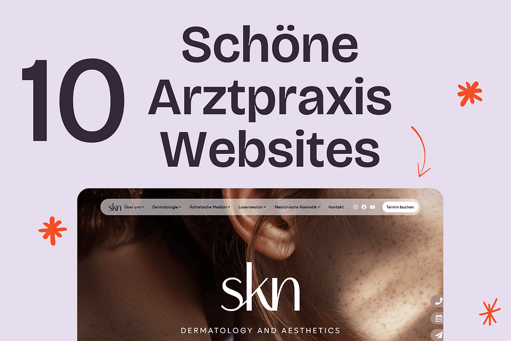 10 schöne Arztpraxis Websites Beispiele und Tipps