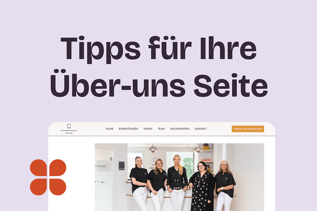 Tipps für Ueber Uns Seite Website