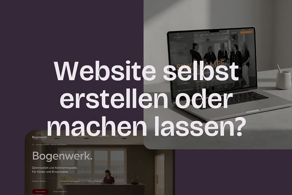 Website selbst erstellen oder machen lassen? Website selbst erstellen oder machen lassen?