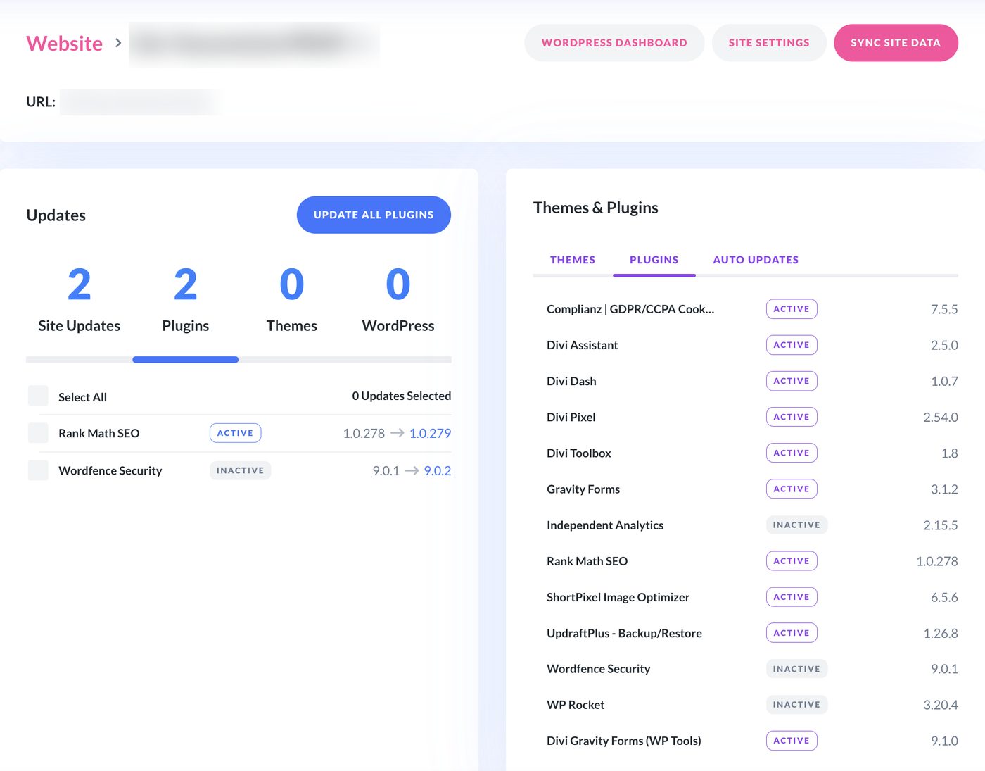 WordPress Wartung mit Divi Dash: Updates einer betreuten Website WordPress Wartung mit Divi Dash: Updates einer betreuten Website